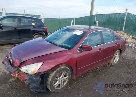 2006 Honda Accord 2.4 Ex из США, поврежденный, VIN 1HGCM56806A035539